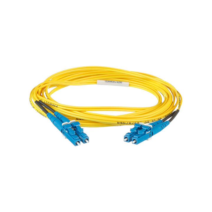 Jumper de Fibra Optica Monomodo 9/125 OS2, LC-SC Duplex, OFNR (Riser), Color Amarillo, 3 Metros